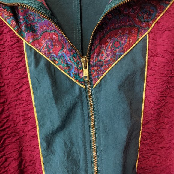 Vintage 80's 90's Style Wind Suit Workout Outfit - Picture 5 of 16